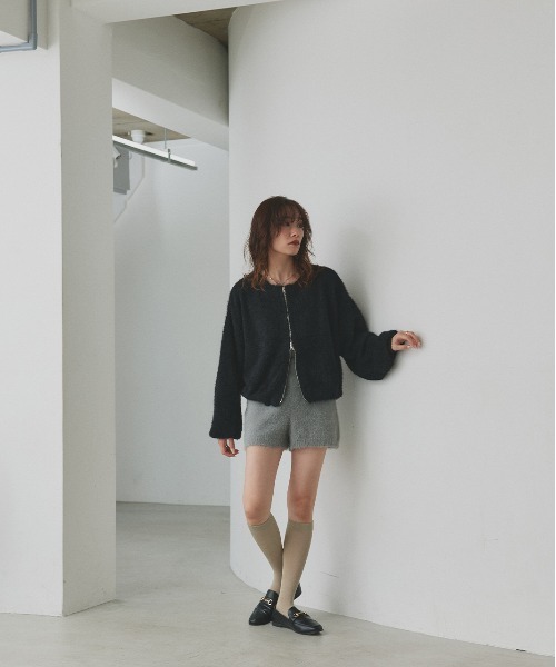 セール】シャギーニット ショートパンツ（その他パンツ）｜ad thie