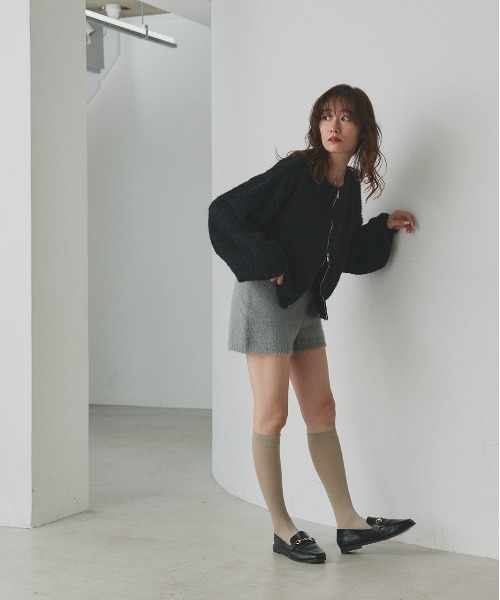 セール】シャギーニット ショートパンツ（その他パンツ）｜ad thie