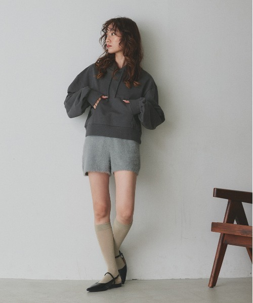 セール】シャギーニット ショートパンツ（その他パンツ）｜ad thie