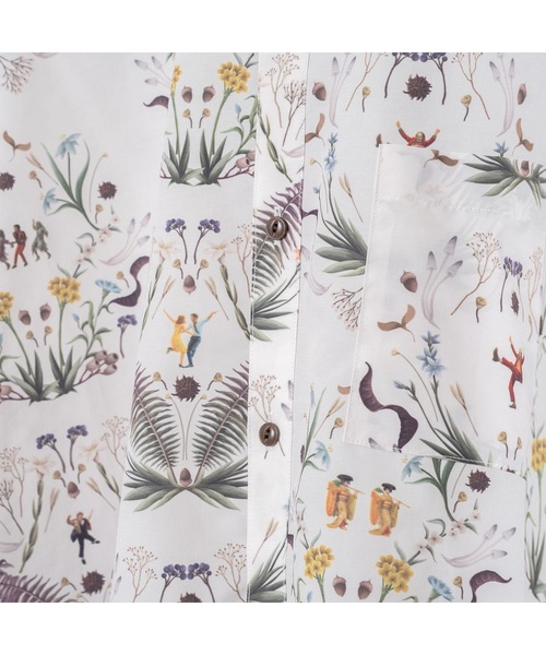 BEDSIDEDRAMA(ベットサイドドラマ)の「Dance In The Garden Maxi Shirt(シャツワンピース・レディース・ナチュラル/ブラック・1/2)」の14枚目の写真