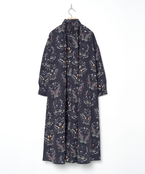 BEDSIDEDRAMA(ベットサイドドラマ)の「Dance In The Garden Maxi Shirt(シャツワンピース・レディース・ナチュラル/ブラック・1/2)」の16枚目の写真
