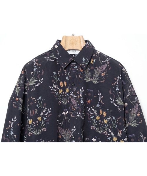 BEDSIDEDRAMA(ベットサイドドラマ)の「Dance In The Garden Maxi Shirt(シャツワンピース・レディース・ナチュラル/ブラック・1/2)」の17枚目の写真