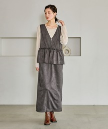 LAKOLE（ラコレ）の「スエードポンチワンピース / 602339（ワンピース・レディース）」