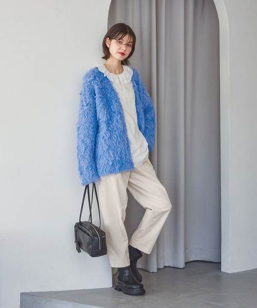 niko and...(ニコアンド)の「ストレッチカルゼテーパーパンツ(その他パンツ・レディース・ブラック/ブラウン/アイボリー/モカ/ボルドー/ブルー・MEDIUM/SMALL/LARGE)」の10枚目の写真