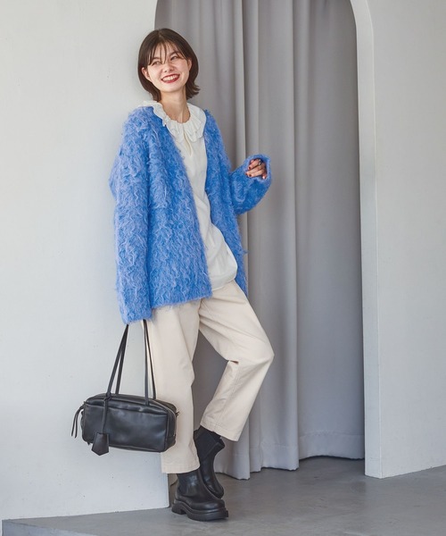 niko and...(ニコアンド)の「ストレッチカルゼテーパーパンツ(その他パンツ・レディース・ブラック/ブラウン/アイボリー/モカ/ボルドー/ブルー・MEDIUM/SMALL/LARGE)」の11枚目の写真