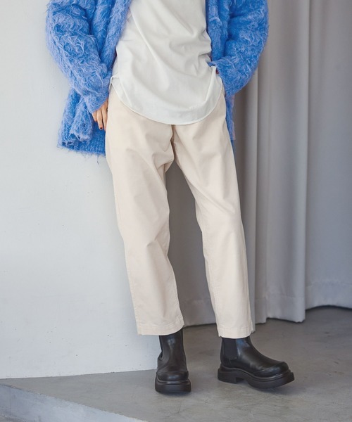 niko and...(ニコアンド)の「ストレッチカルゼテーパーパンツ(その他パンツ・レディース・ブラック/ブラウン/アイボリー/モカ/ボルドー/ブルー・MEDIUM/SMALL/LARGE)」の12枚目の写真