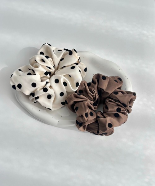 セール】ドット柄シュシュ（シュシュ）｜sowang（ソワン）の