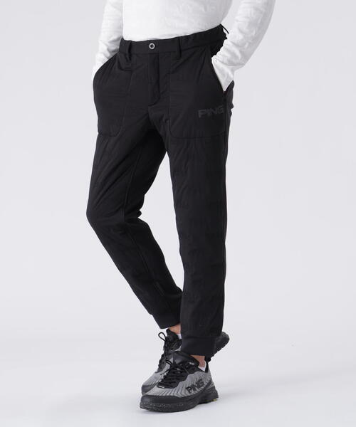 【ブラック】ピンソニックキルト/ダンボール ハイブリットジョガーパンツ <PERFORMANCE> (MENS) PING APPAREL】ピンソニックキルト/ダンボール ハイブリットジョガー