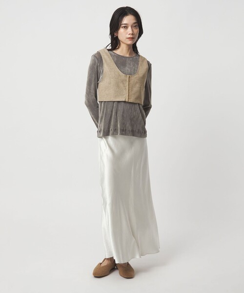 セール】＜SEASONAL COLLECTION＞ビスチェ（ベスト）｜green label