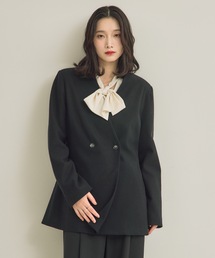 NEUNA | アメリリボンジャケットコート(ノーカラージャケット)