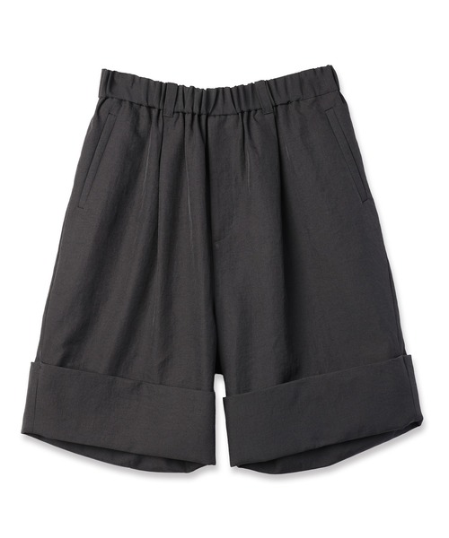 Dulcamara(ドゥルカマラ)の「ドライポリダブルヘムショ ートPT(その他パンツ・メンズ・ベージュ/グリーン/ブラック・0/1)」の2枚目の写真