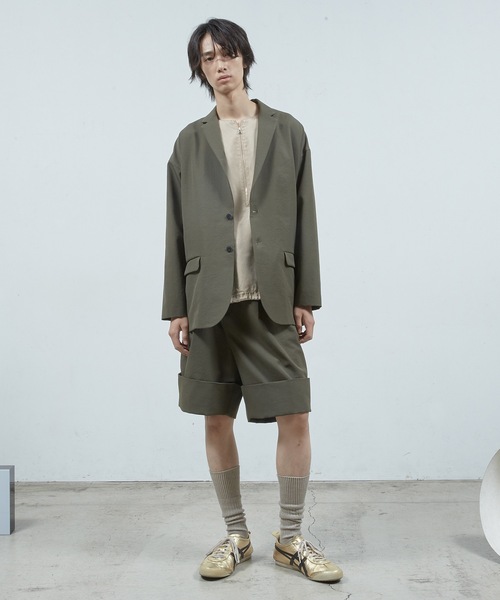 Dulcamara(ドゥルカマラ)の「ドライポリダブルヘムショ ートPT(その他パンツ・メンズ・ベージュ/グリーン/ブラック・0/1)」の11枚目の写真