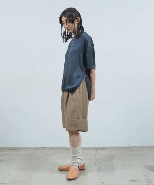 Dulcamara(ドゥルカマラ)の「ドライポリダブルヘムショ ートPT(その他パンツ・メンズ・ベージュ/グリーン/ブラック・0/1)」の18枚目の写真