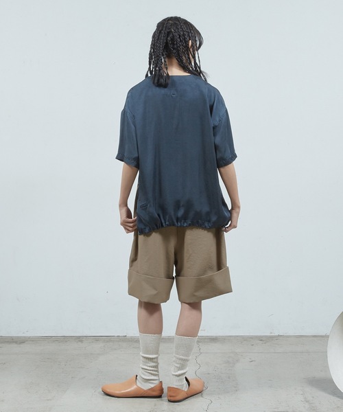 Dulcamara(ドゥルカマラ)の「ドライポリダブルヘムショ ートPT(その他パンツ・メンズ・ベージュ/グリーン/ブラック・0/1)」の19枚目の写真