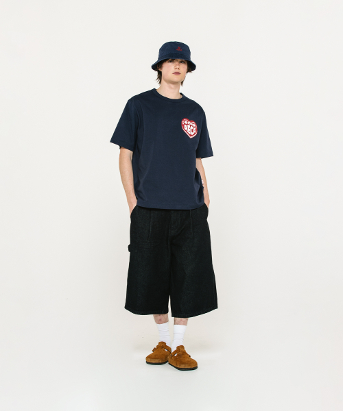 AECA（エイカ）の「AECA LOVE HALF SLEEVE-NAVY（Tシャツ/カットソー・レディース・その他・SMALL/MEDIUM/LARGE/X-LARGE/W）」の16枚目の写真