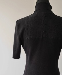 MONAMOUR（モナムール）の「【MONAMOUR/モナムール】back lace turtleneck tops（Tシャツ/カットソー）」