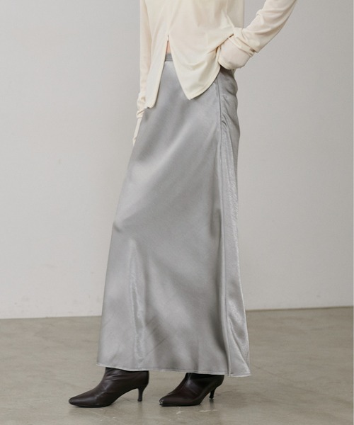 LARUTA（ラルータ）の「【LARUTA】とろみナロースカート（スカート・レディース・グレー系その他/アイボリー/ブラウン/ブラック・LARGE/MEDIUM）」の20枚目の写真