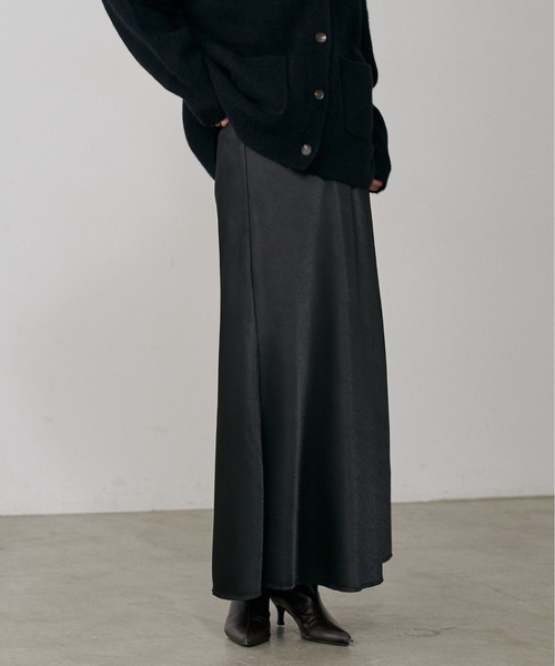 LARUTA（ラルータ）の「【LARUTA】とろみナロースカート（スカート・レディース・グレー系その他/アイボリー/ブラウン/ブラック・LARGE/MEDIUM）」の13枚目の写真