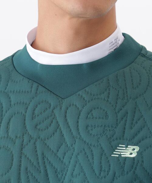 セール】【new balance golf】フローティングロゴキルト テクスチャー
