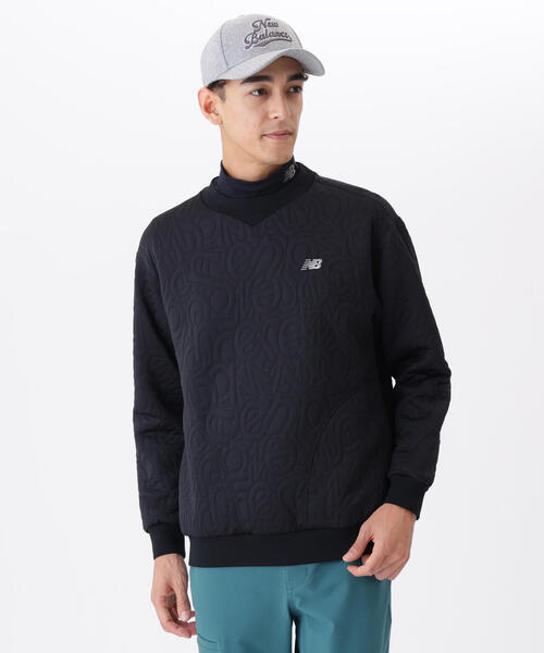セール】【new balance golf】フローティングロゴキルト テクスチャー