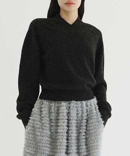 セール】YAK V NECK KNIT TOPS（ニット/セーター）｜CLANE（クラネ）の