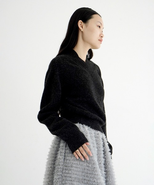 セール】YAK V NECK KNIT TOPS（ニット/セーター）｜CLANE（クラネ）の