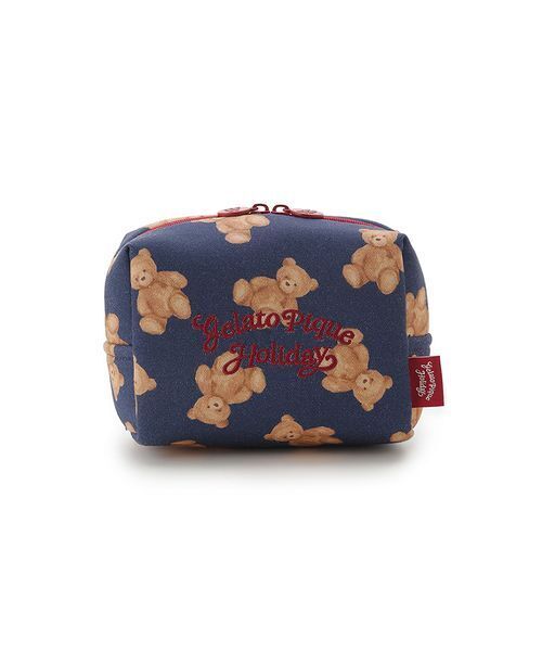 セール】【HOLIDAY】ベア総柄ポーチ（ポーチ）｜gelato pique