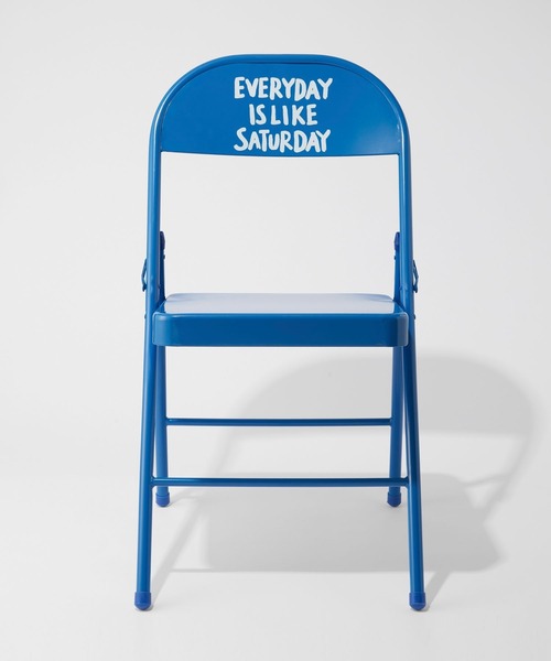 GEORGE'S（ジョージズ）の「ライクサタデー パイプチェア（家具・レディース・ブルー/アイボリー・FREE）」の7枚目の写真