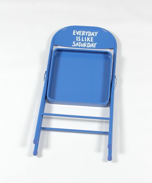 GEORGE'S（ジョージズ）の「ライクサタデー パイプチェア（家具・レディース・ブルー/アイボリー・FREE）」の11枚目の写真