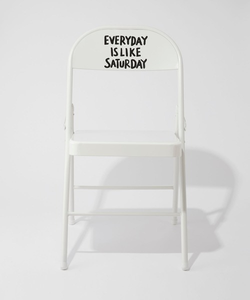 GEORGE'S（ジョージズ）の「ライクサタデー パイプチェア（家具・レディース・ブルー/アイボリー・FREE）」の3枚目の写真