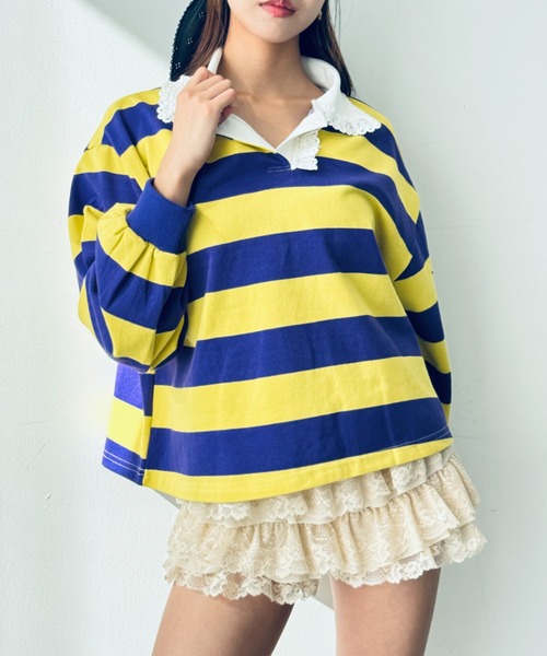 Y2K SYNAPSE FACTORY（ワイツーケー シナプスファクトリー）の「【レースフリル】ショートパンツ（スカート・レディース・ベージュ・FREE）」の10枚目の写真