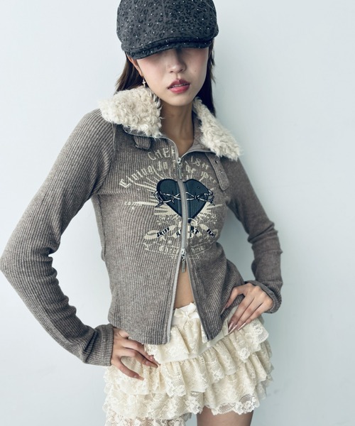 Y2K SYNAPSE FACTORY（ワイツーケー シナプスファクトリー）の「【レースフリル】ショートパンツ（スカート・レディース・ベージュ・FREE）」の6枚目の写真