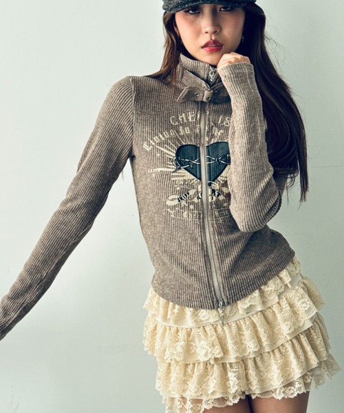 Y2K SYNAPSE FACTORY（ワイツーケー シナプスファクトリー）の「【レースフリル】ショートパンツ（スカート・レディース・ベージュ・FREE）」の3枚目の写真