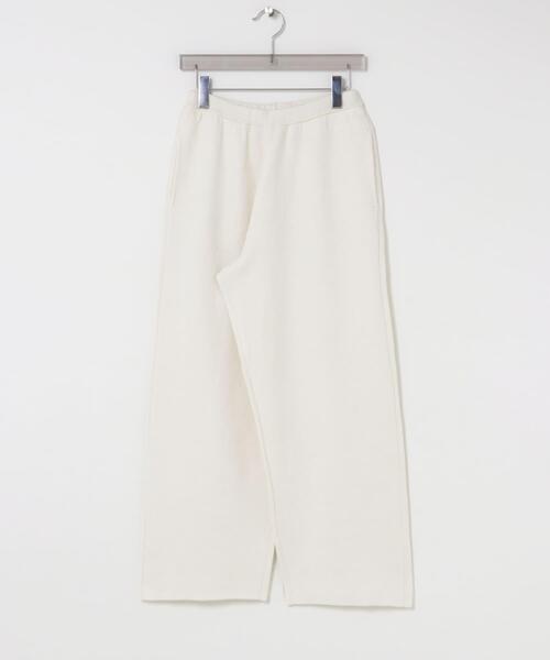 URBAN RESEARCH（アーバンリサーチ）の「コットンカシミヤルーズニットパンツ（その他パンツ・レディース・オフホワイト/ブラック・36/38）」の21枚目の写真