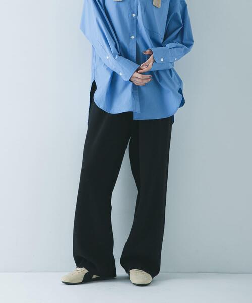 URBAN RESEARCH（アーバンリサーチ）の「コットンカシミヤルーズニットパンツ（その他パンツ・レディース・オフホワイト/ブラック・36/38）」の13枚目の写真
