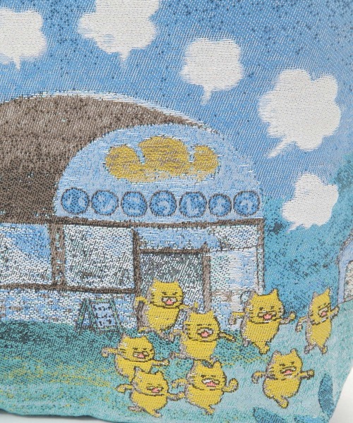 studio CLIP（スタディオクリップ）の「ジャガードトート[ノラネコぐんだんコラボ]（トートバッグ・レディース・その他2/その他1・FREE）」の6枚目の写真