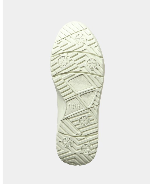 fitfit（フィットフィット）の「ハンズフリーシアースニーカー（スニーカー・レディース・オフホワイト/ブラック・21.5cm/22cm/22.5cm/23cm/23.5cm/24cm/24.5cm/25.0cm/25.5cm）」の6枚目の写真