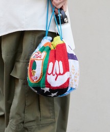 ALL RUNS（オールランズ）の「Sports Muffler Drawstring Bag サッカーマフラー 巾着バッグ（ハンドバッグ）」