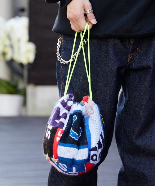 Sports Muffler Drawstring Bag サッカーマフラー 巾着バッグ