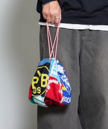 ALL RUNS（オールランズ）の「Sports Muffler Drawstring Bag サッカーマフラー 巾着バッグ（ハンドバッグ）」