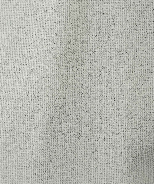 Munich(ミューニック)の「【速乾性】シアーワッフルバックヘンリーネックプルオーバー(Tシャツ/カットソー・レディース・ホワイト/ブラック/グレイッシュベージュ・FREE)」の12枚目の写真