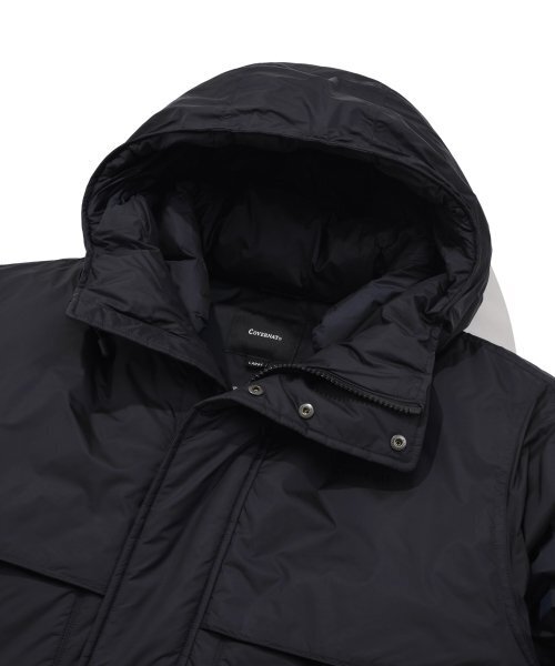 COVERNAT(カバーナット)の「ツートンフードパーカー ネイビー(ダウンジャケット/コート・レディース・その他・LARGE/MEDIUM/SMALL/X-LARGE/XX-LARGE)」の6枚目の写真