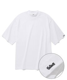 Fallett（ファレット）の「Story logo mock neck short sleeve tee white（Tシャツ/カットソー・メンズ）」