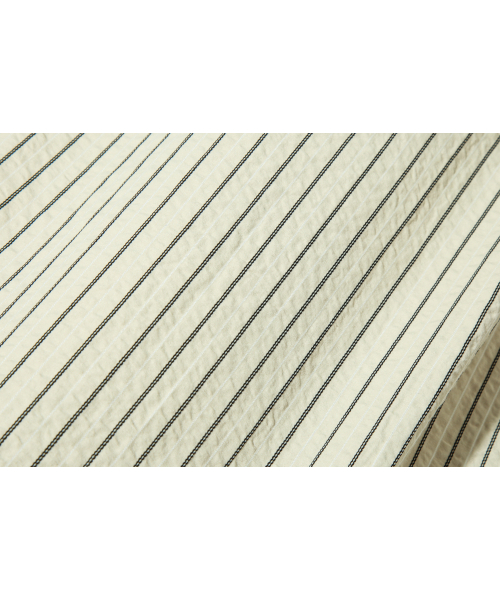 BASEMOMENT（ベースモーメント）の「リゾートストライプシャツクリームベージュ（シャツ/ブラウス・レディース・その他・LARGE/MEDIUM）」の8枚目の写真