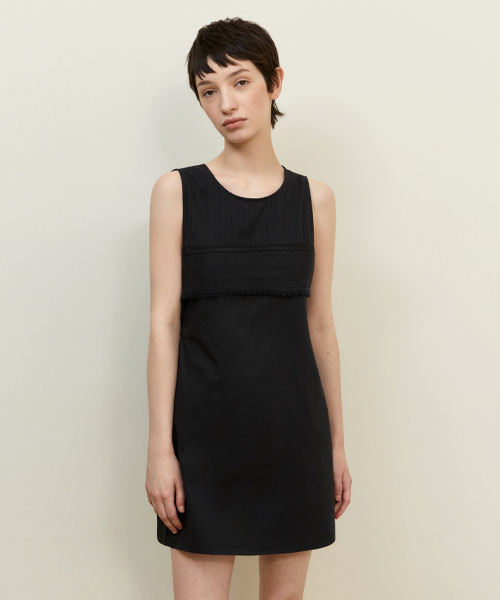 LADY VOLUME(レディーボリューム)の「TORCHON LACE DRESS_BLACK(ワンピース・レディース・その他・SMALL/MEDIUM)」の1枚目の写真