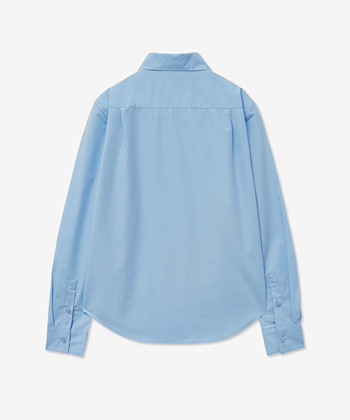 LADY VOLUME(レディーボリューム)の「CLASSIC LINE BASIC SHIRT_BLUE(シャツ/ブラウス・レディース・その他・SMALL/MEDIUM)」の3枚目の写真