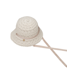JESTINA（ジェイエスティナ）の「J.LETTER Crochet Bucket Hat IV (JEACEM4BS905IV260)（キャップ）」