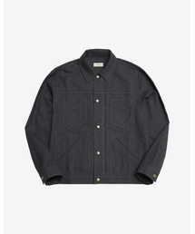 sortie（ソルティ）の「Type-2 Linen Trucker Jacket (Charcoal)（その他アウター）」