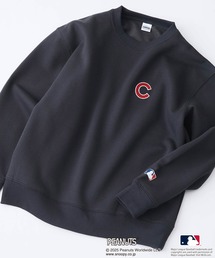 JEANS MATE（ジーンズメイト）の「【PEANUTS×MLB】オリジナルデザイン KIDS裏起毛トレーナー  キッズサイズ ヤンキース ドジャース カブス キャラクター（スウェット）」