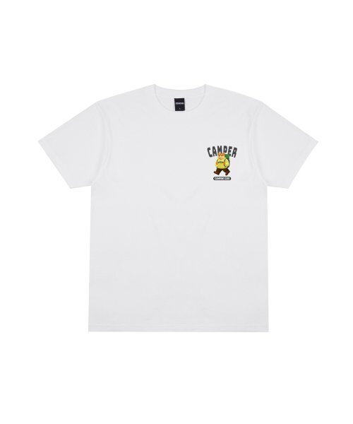 CREAM SODA LAB(クリームソーダラボ)の「キャンピングクラブ スモールロゴ 半袖Tシャツ ホワイトライム(Tシャツ/カットソー・レディース・その他・MEDIUM/LARGE/X-LARGE/XX-LARGE)」の2枚目の写真